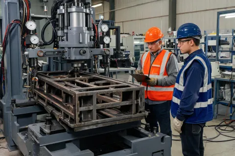 MEVA load test bay on formwork frame sample