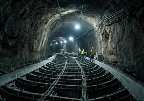 Tunnel invert forming works